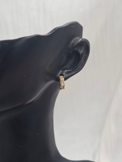 Shop Gold Crystal Hoop Earring for Women at ElsaLagos in Nigeria