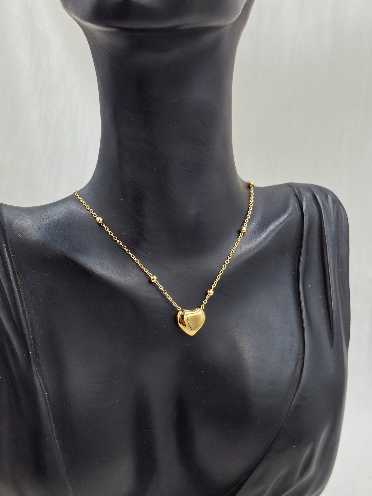Buy Gold Heart Necklace for Women at ElsaLagos in Nigeria
