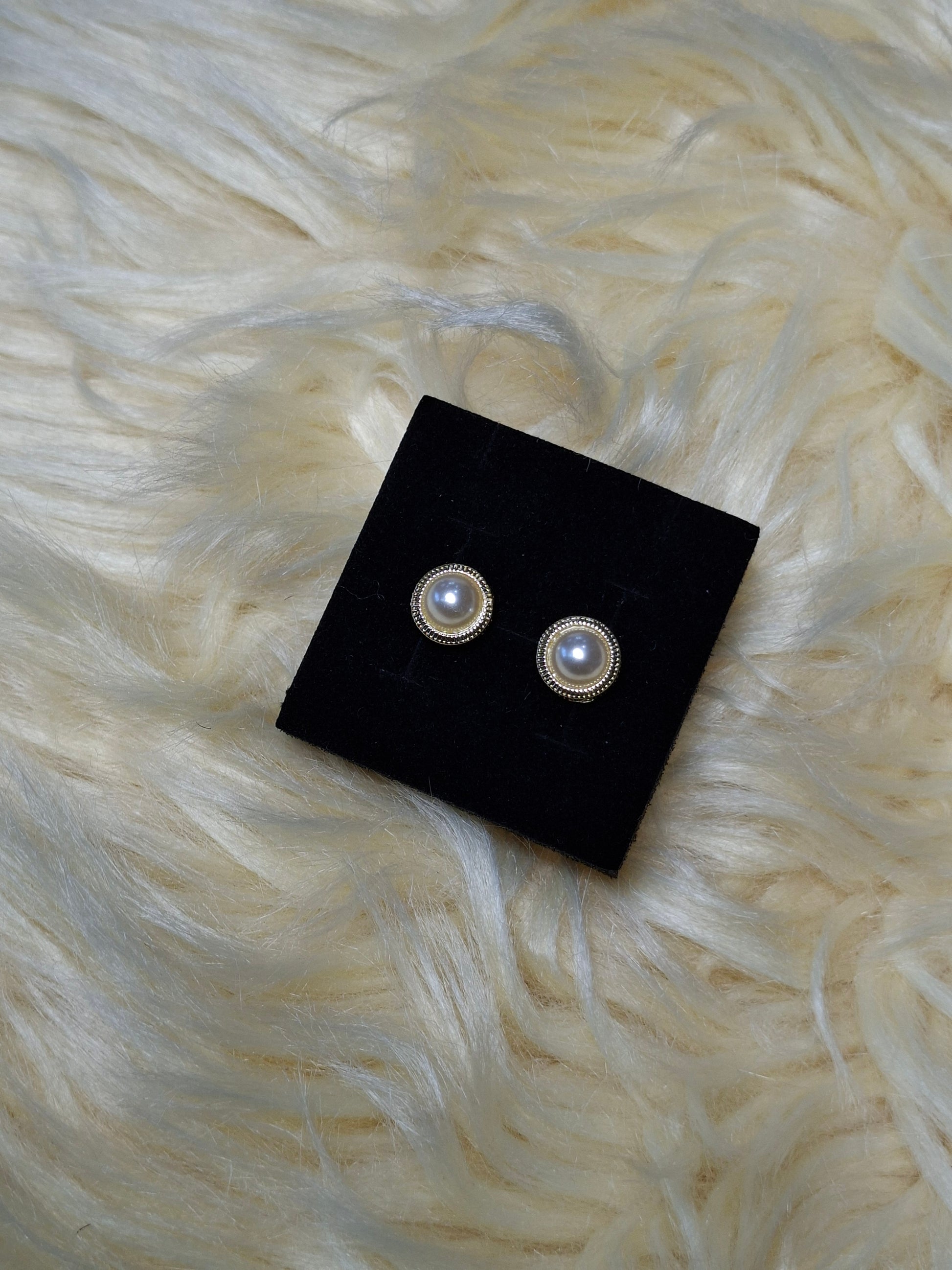 Shop Gold/Pearl Stud Earrings for Women at ElsaLagos in Nigeria