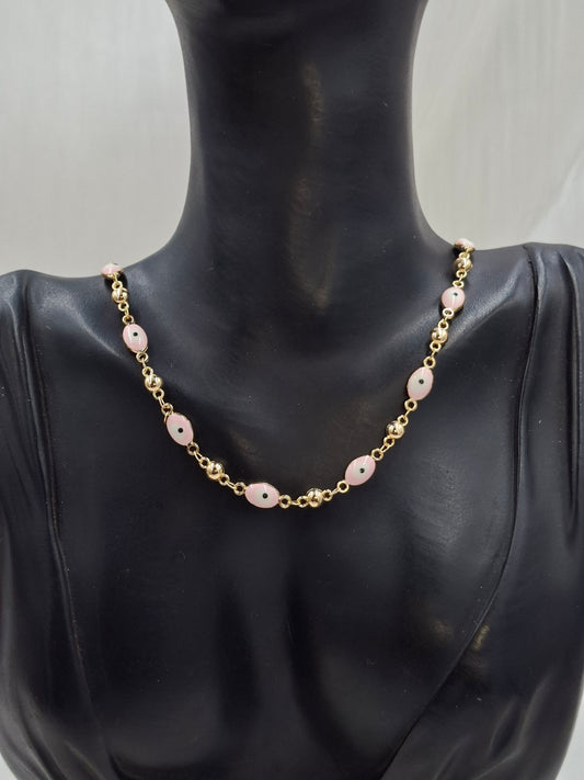 Shop Gold/Pink Necklace for Women at ElsaLagos in Nigeria