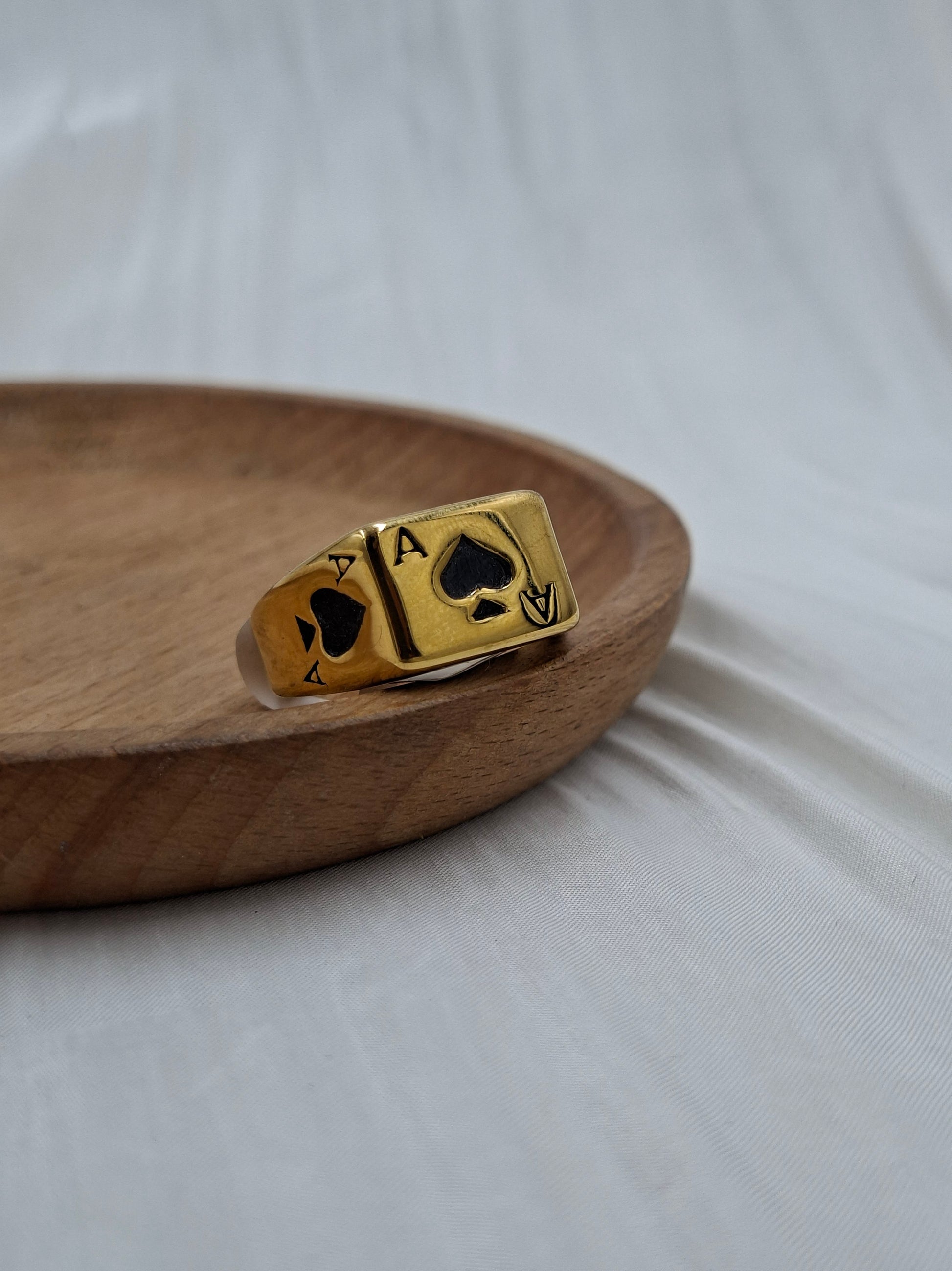 Buy Gold Spades Ring at Elsa Lagos in Nigeria
