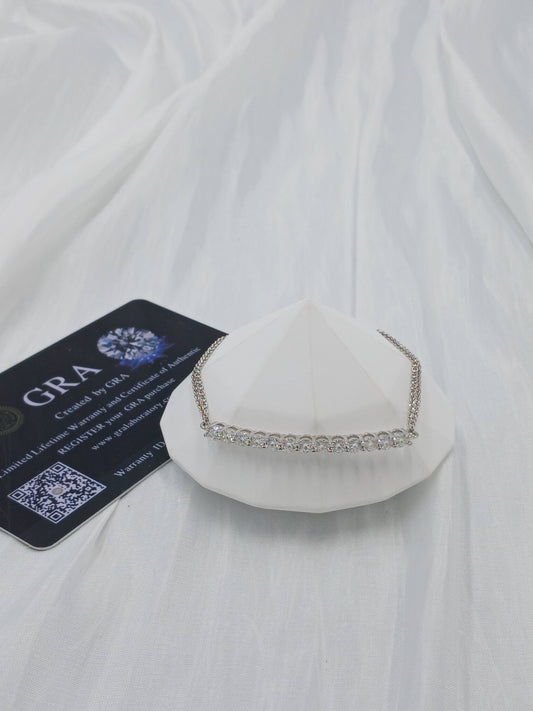 Moissanite diamond bracelet
