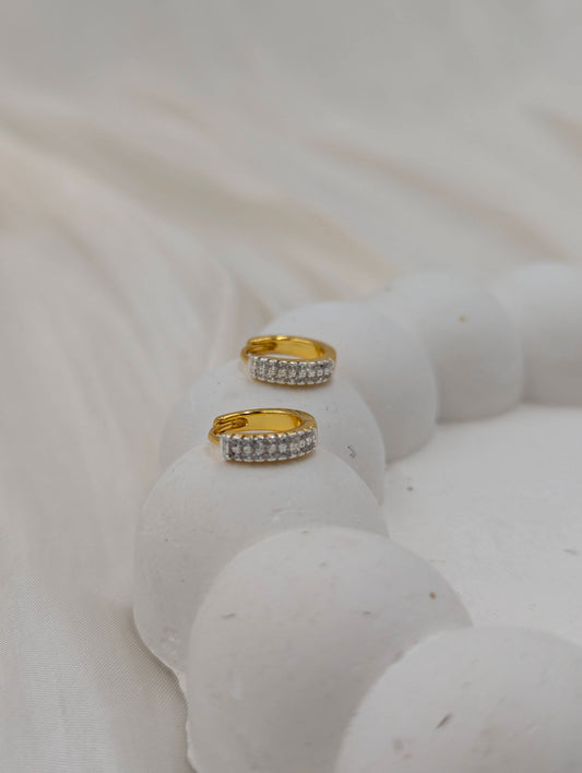 Zirconia Hingeback Hoops