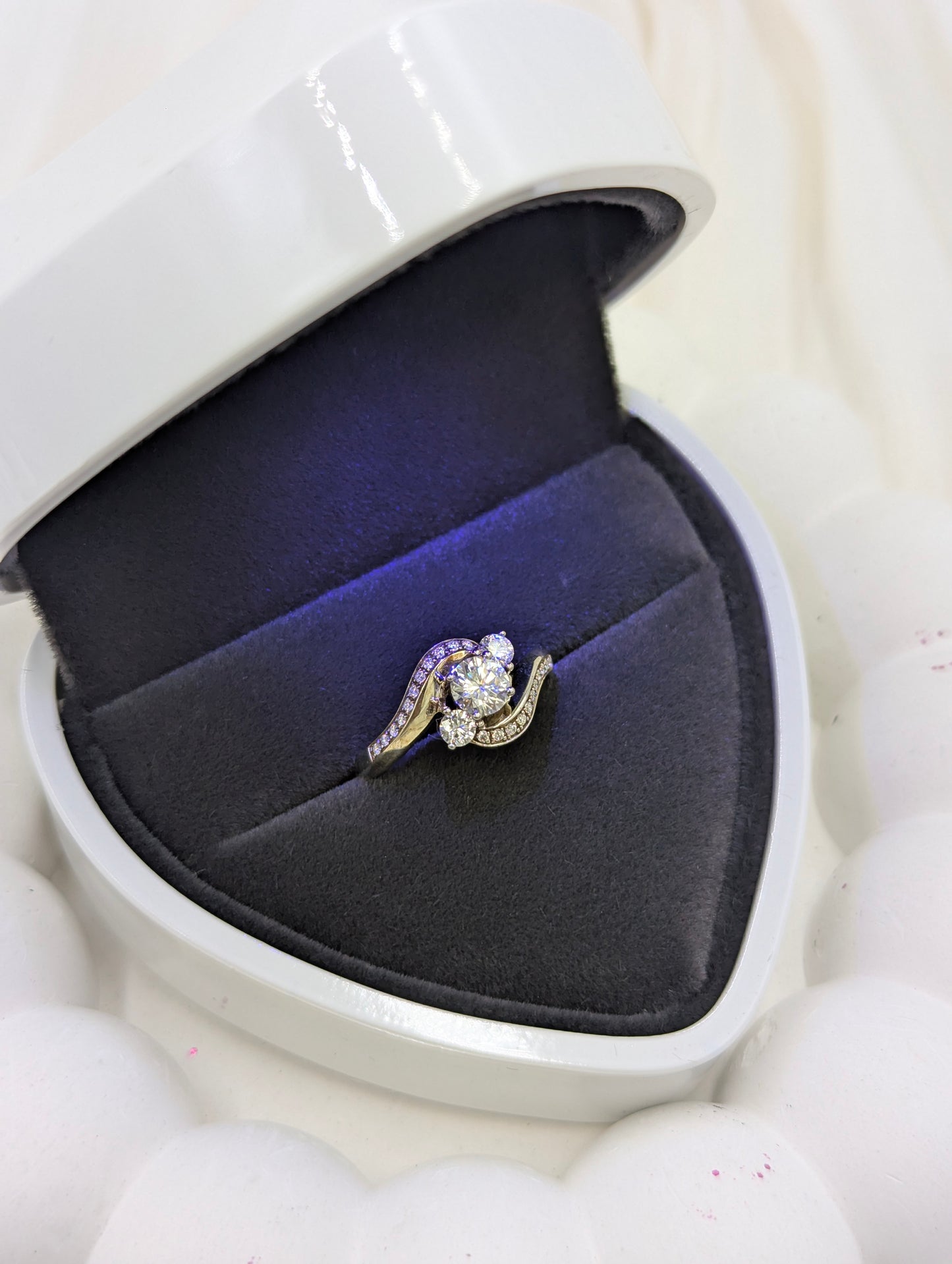 Shop Isabell Moissanite Engagement Ring for Women at ElsaLagos in Nigeria