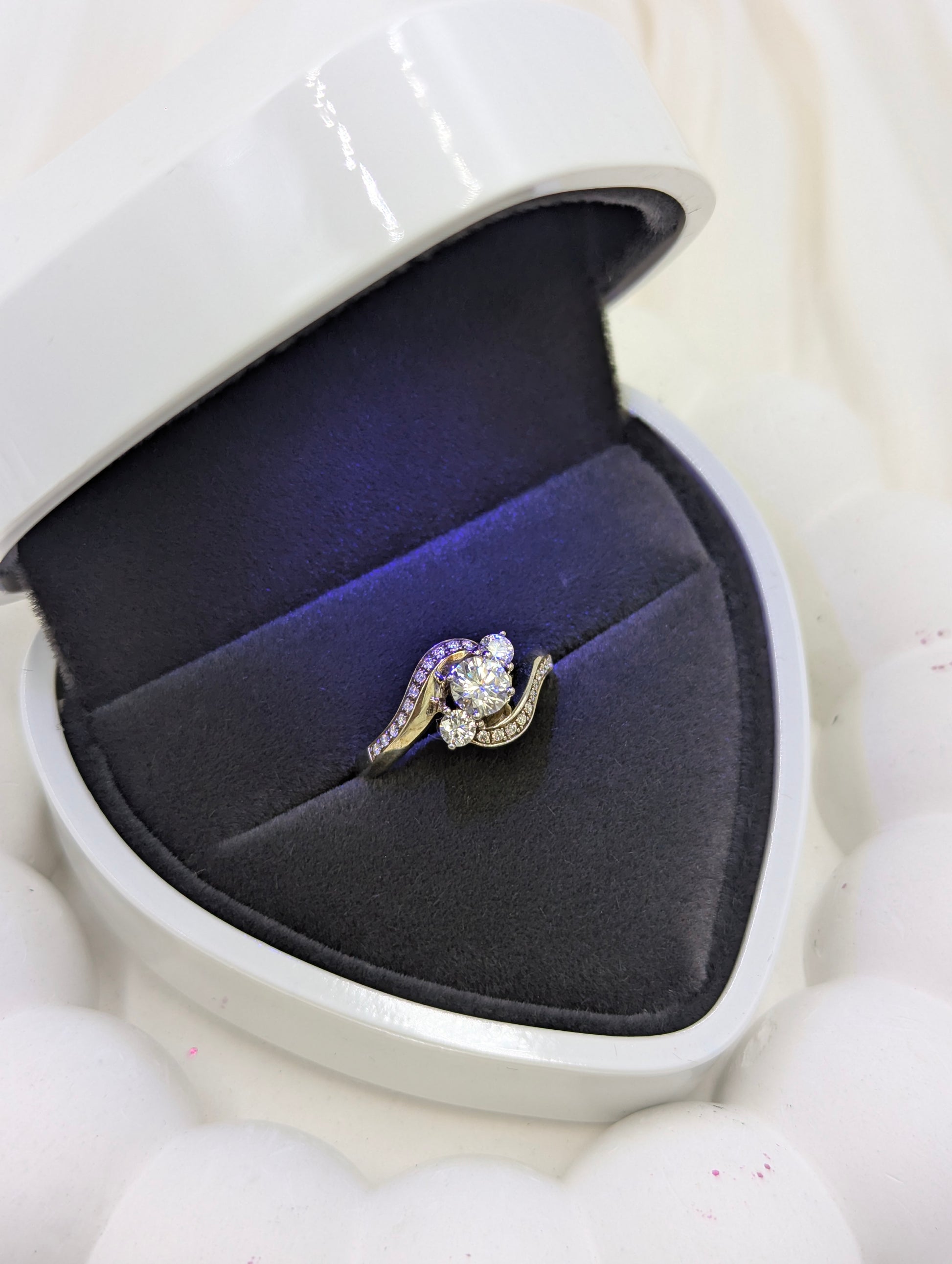 Shop Isabell Moissanite Engagement Ring for Women at ElsaLagos in Nigeria