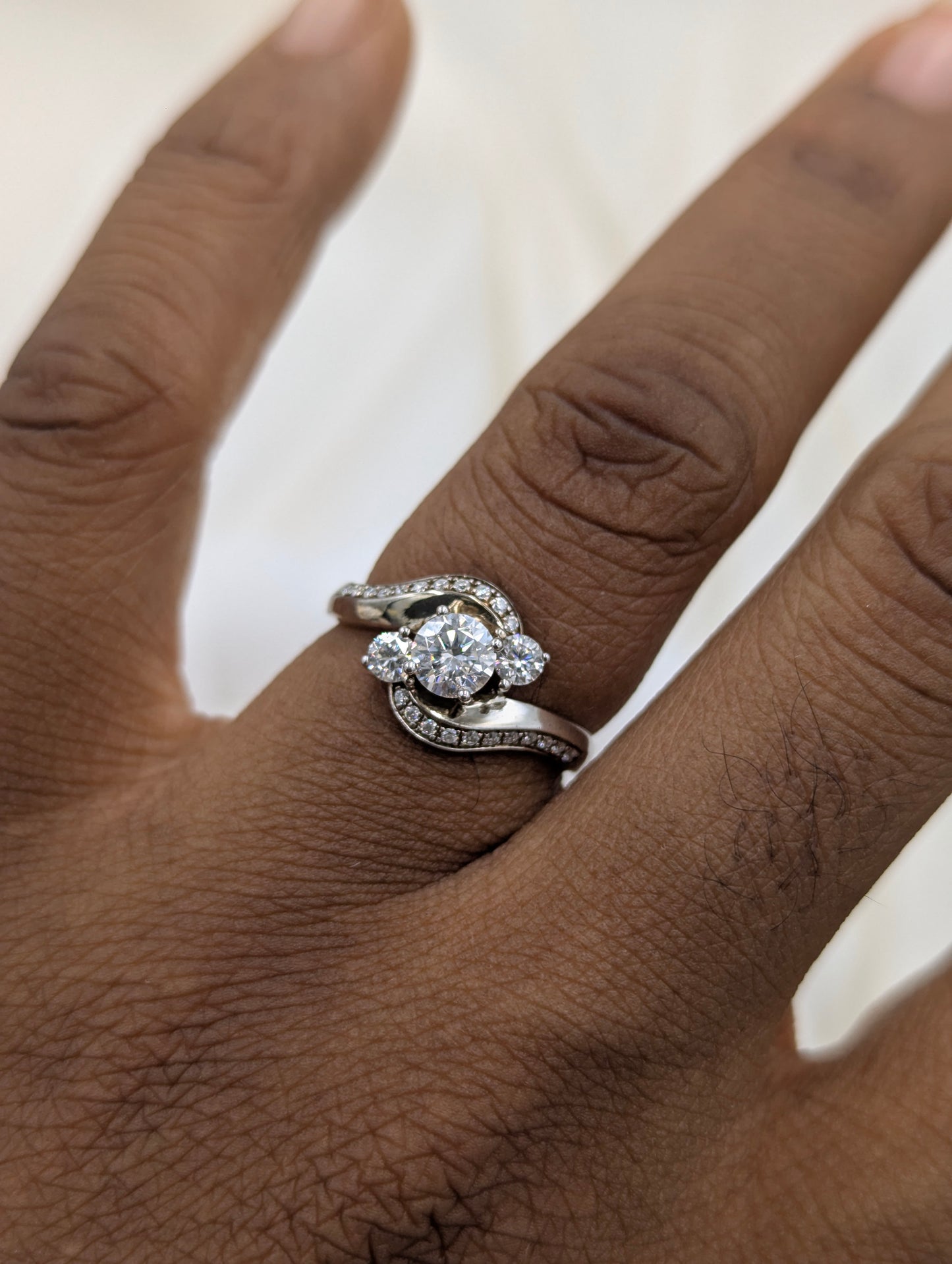 Shop Isabell Moissanite Engagement Ring for Women at ElsaLagos in Nigeria