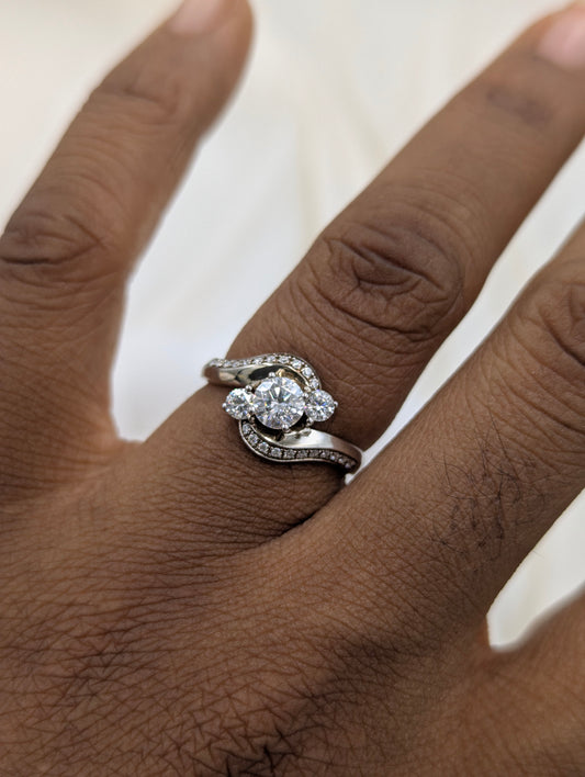Shop Isabell Moissanite Engagement Ring for Women at ElsaLagos in Nigeria