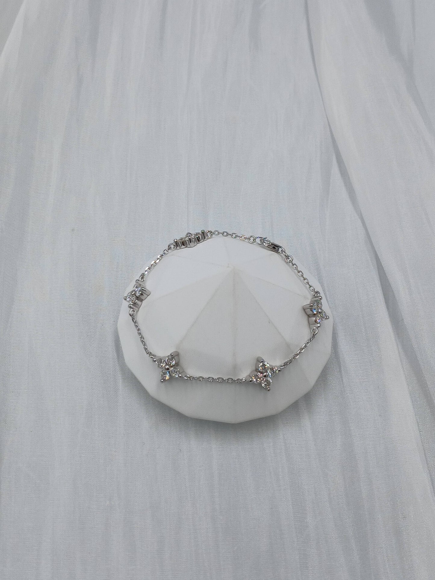 Moissanite diamond bracelet