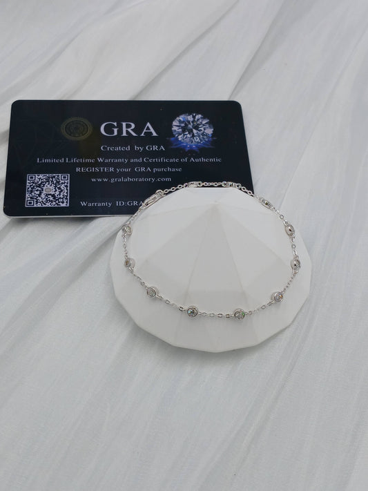 Studded Moissanite Diamond Bracelet