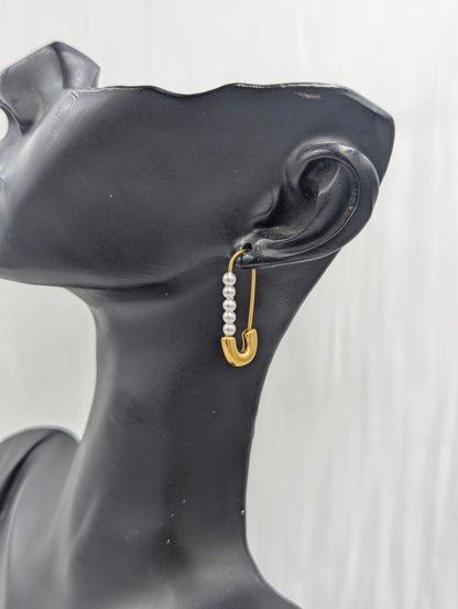 Safety Pin Earrings