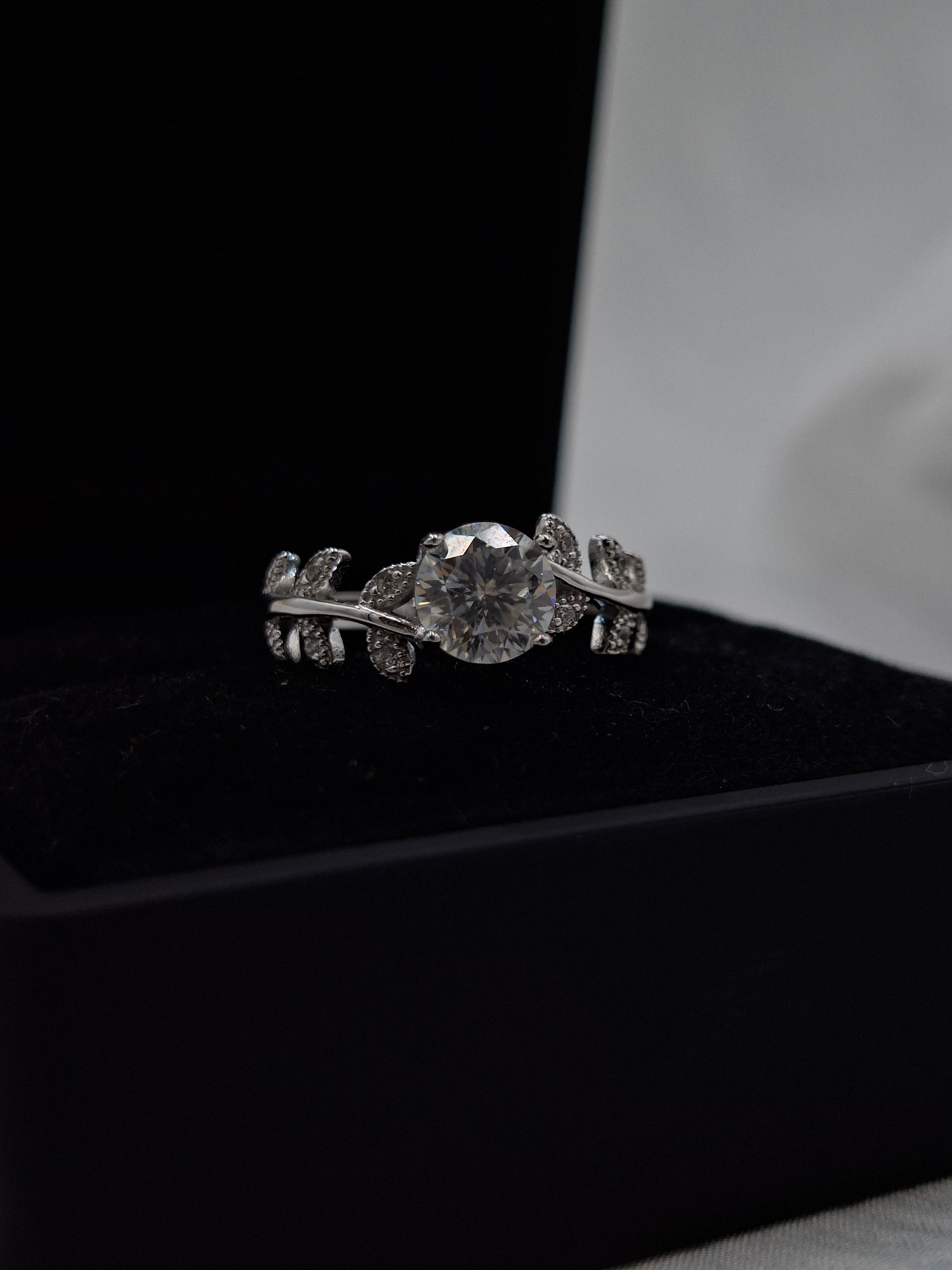 Shop Laurel Moissanite Ring for Women at ElsaLagos in Nigeria