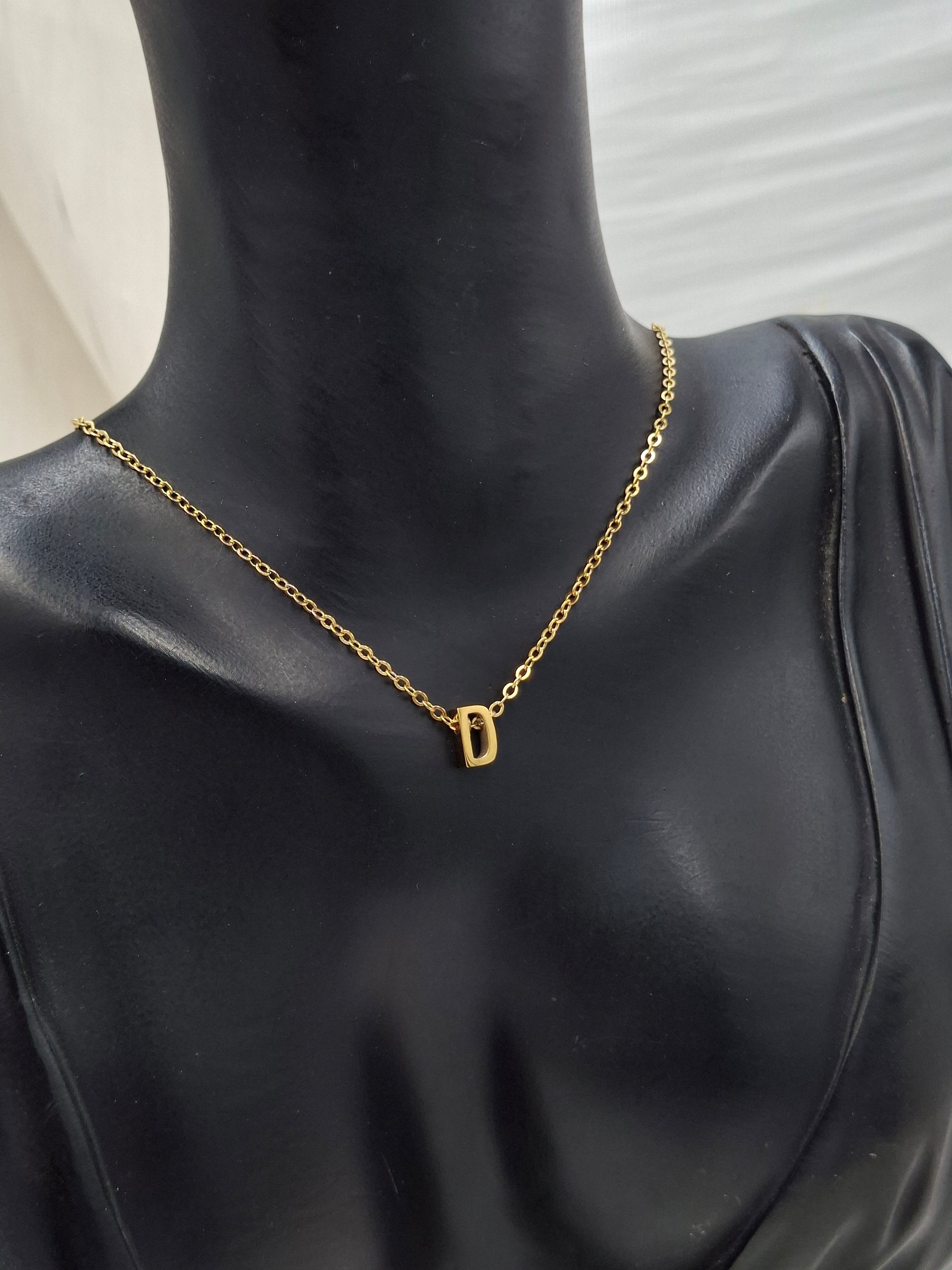 Shop Letter D Necklace for Women at ElsaLagos in Nigeria