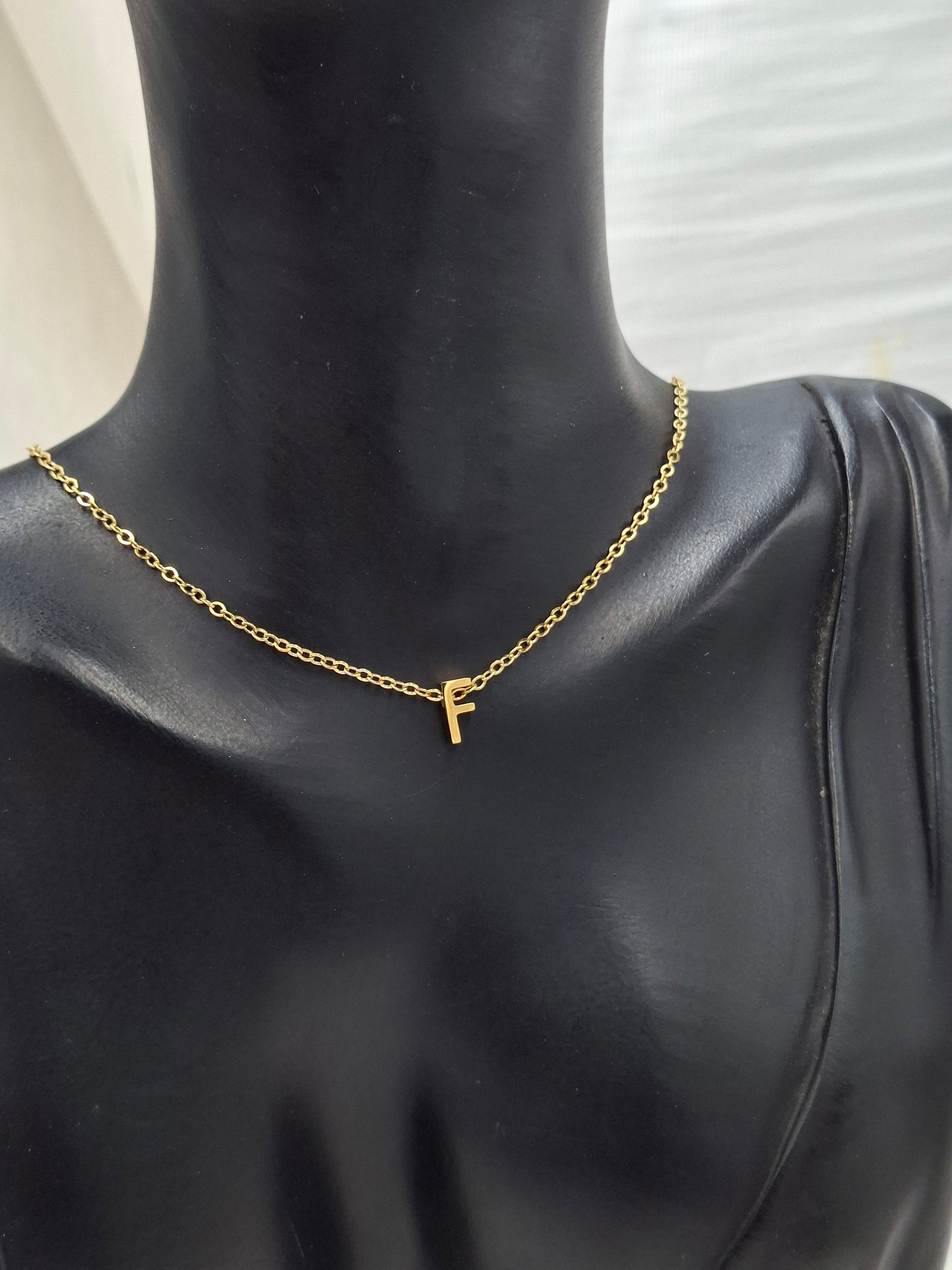 Shop Letter F Necklace for Women at ElsaLagos in Nigeria