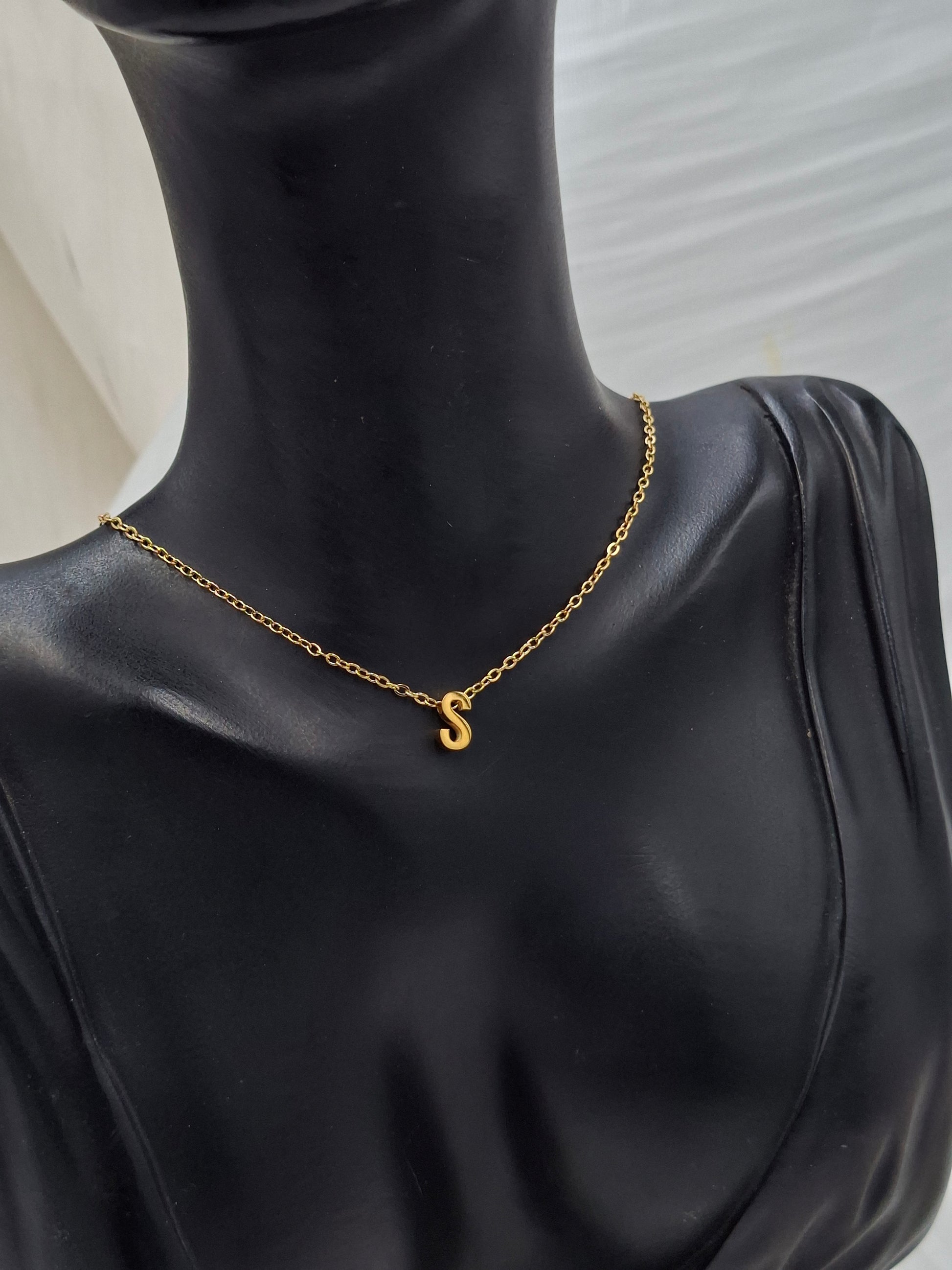 Shop Letter S Necklace for Women at ElsaLagos in Nigeria