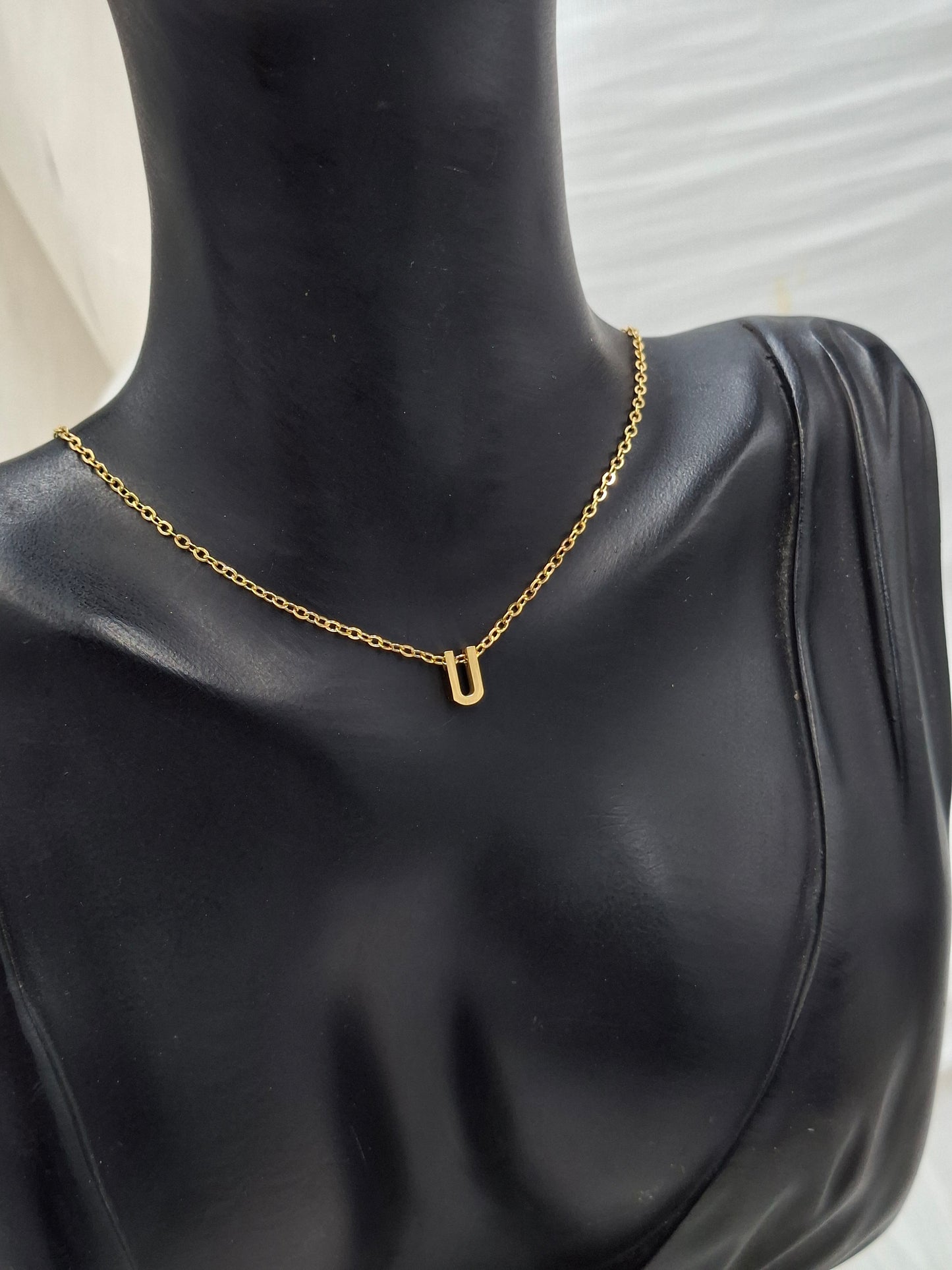 Shop Letter U Necklace for Women at ElsaLagos in Nigeria
