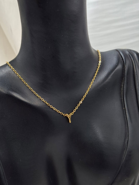 Shop Letter Y Necklace for Women at ElsaLagos in Nigeria