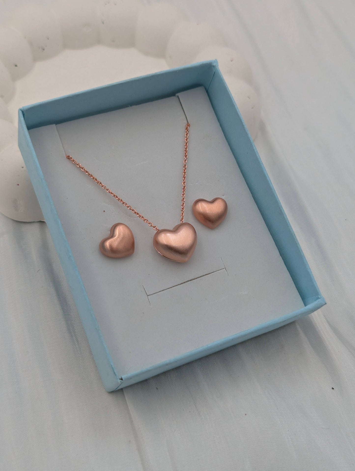 Heart Necklace Set
