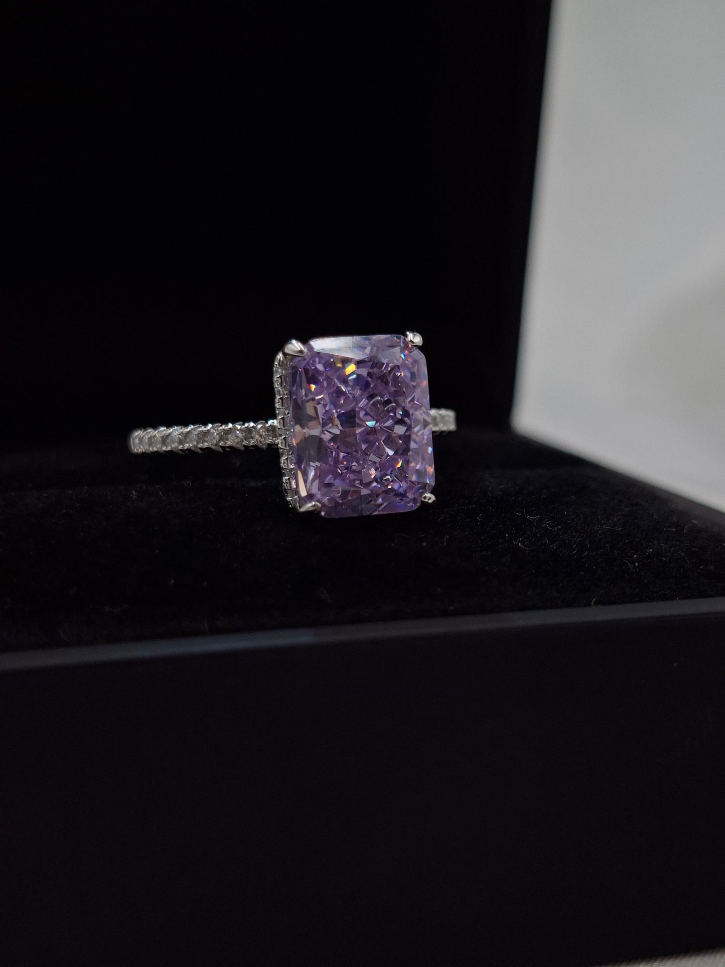 Shop Mauve Zircon Engagement Ring for Women at ElsaLagos in Nigeria