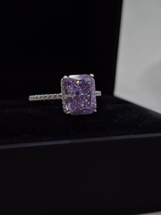 Shop Mauve Zircon Engagement Ring for Women at ElsaLagos in Nigeria