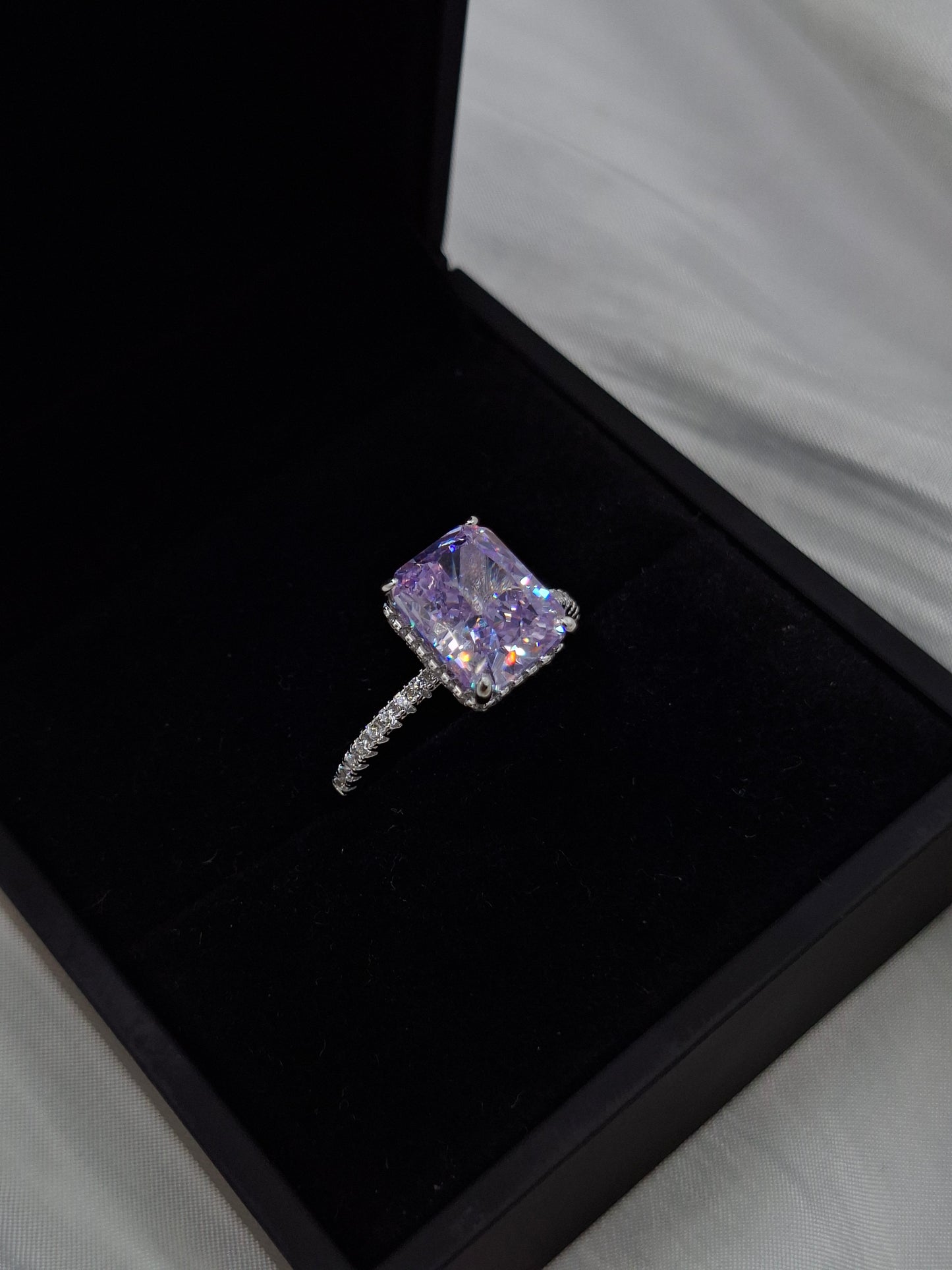 Shop Mauve Zircon Engagement Ring for Women at ElsaLagos in Nigeria