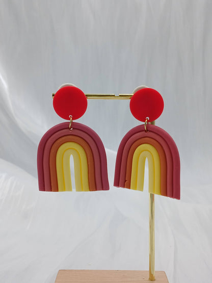 Polymer clay earrings
