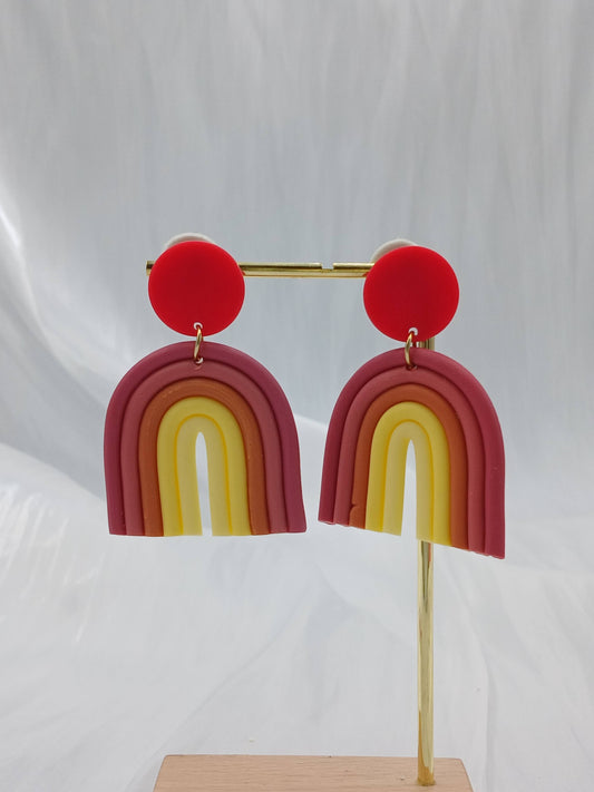 Polymer clay earrings