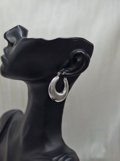 Shop Oblong Hoop Earring for Women at ElsaLagos in Nigeria