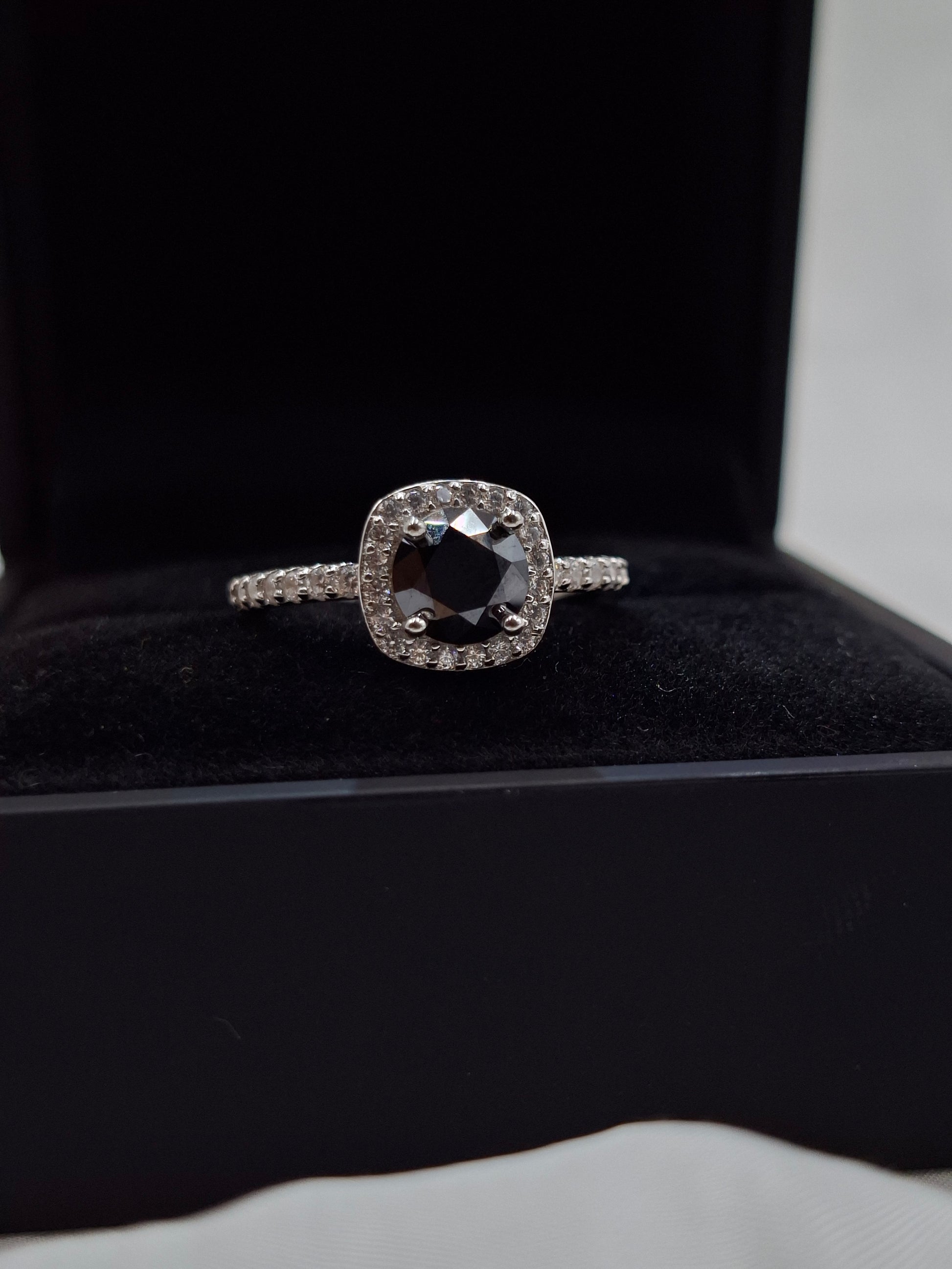Shop Onyx Zircon Ring for Women at ElsaLagos in Nigeria