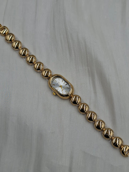 Shop Oval Gold Wristwatch for Women at ElsaLagos in Nigeria