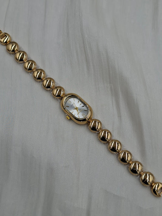 Shop Oval Gold Wristwatch for Women at ElsaLagos in Nigeria