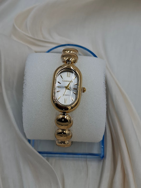 Shop Oval Gold Wristwatch for Women at ElsaLagos in Nigeria