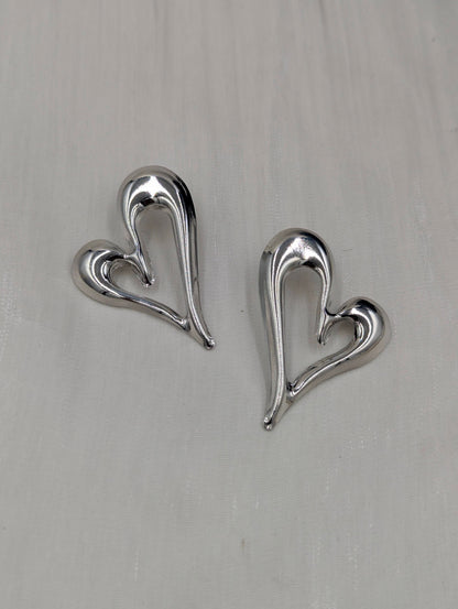 Heart Statement Earring