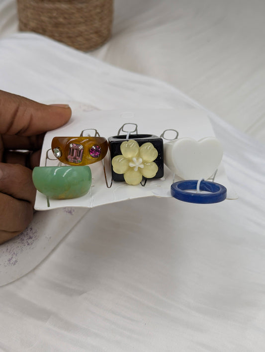 Resin Ring Set