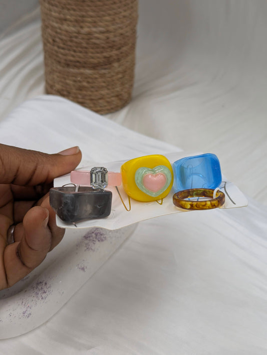 Resin Ring Set