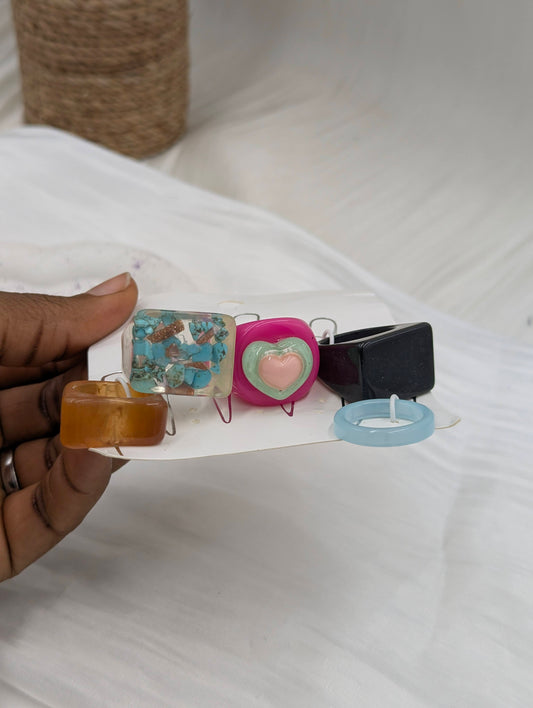 Resin Ring Set