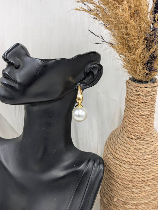 Boss Pearl Earrings