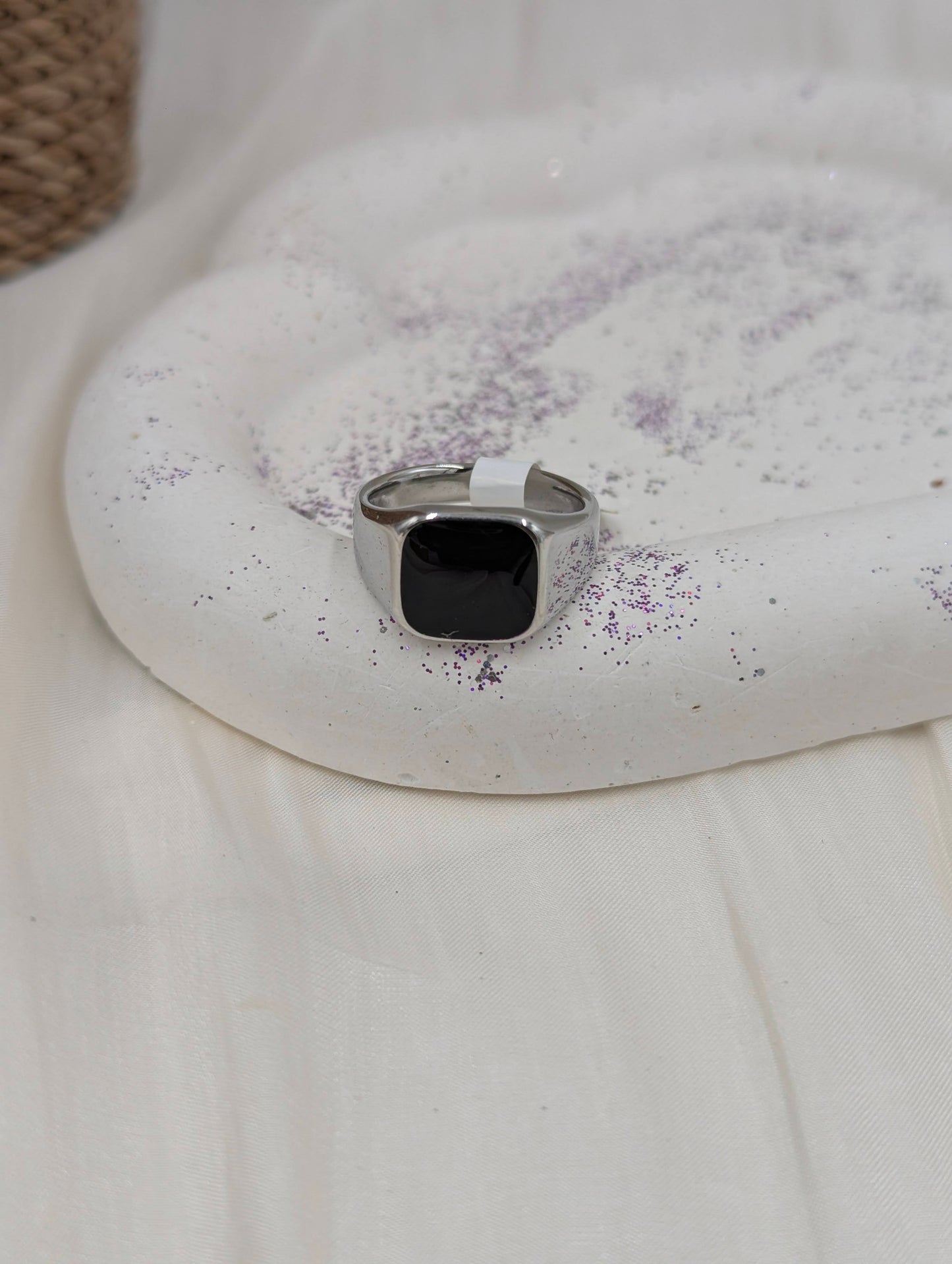 Inkblot Ring (size 8)