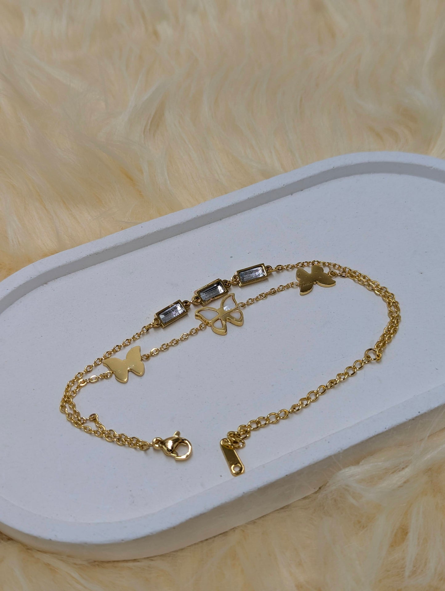 Butterfly Layered Bracelet