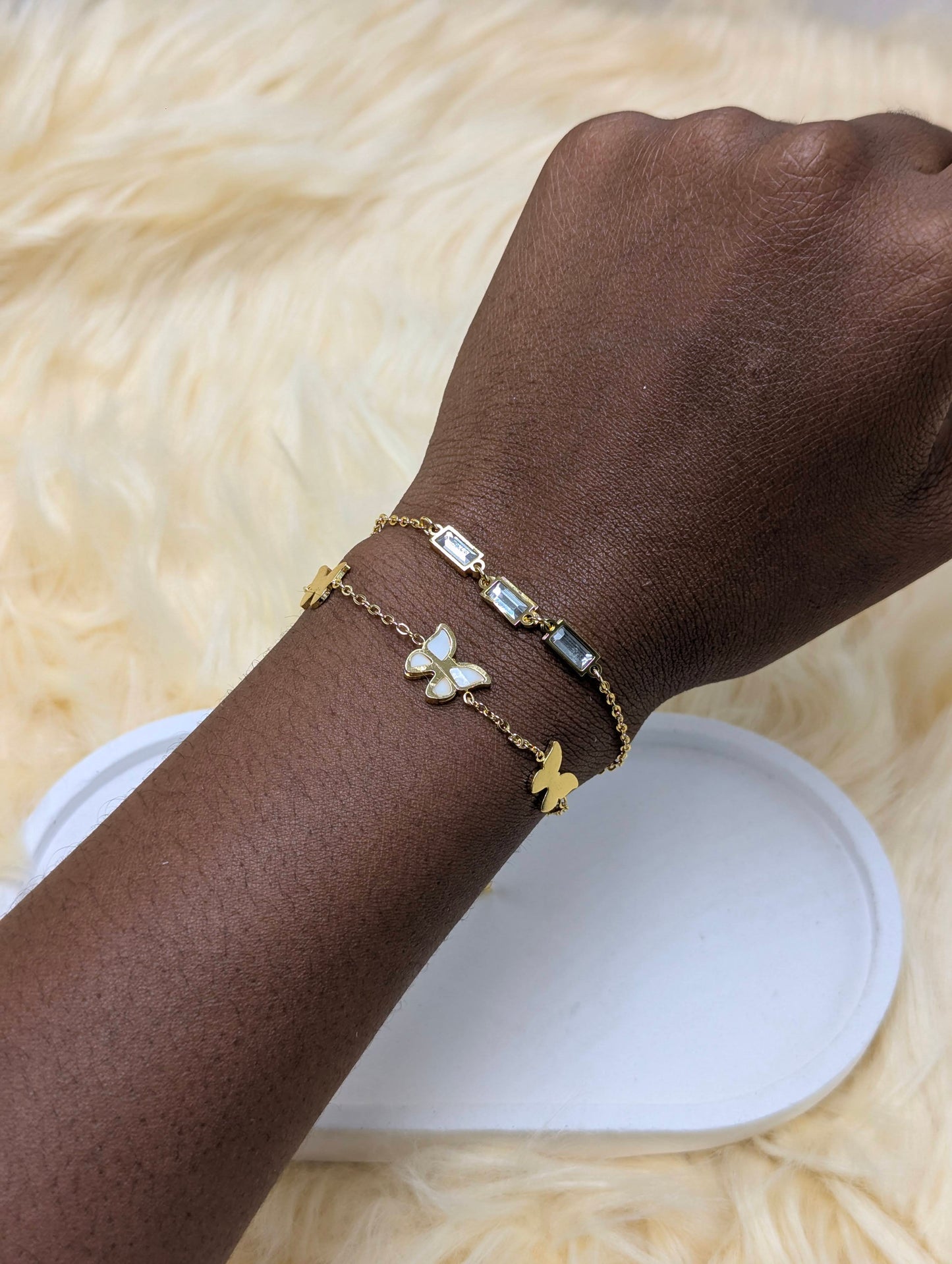 Butterfly Layered Bracelet