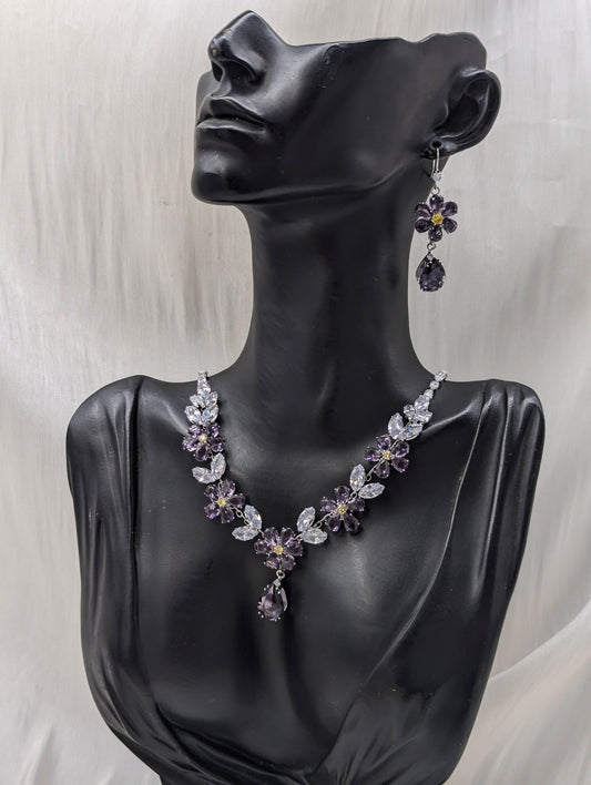 Lavender Necklace Set