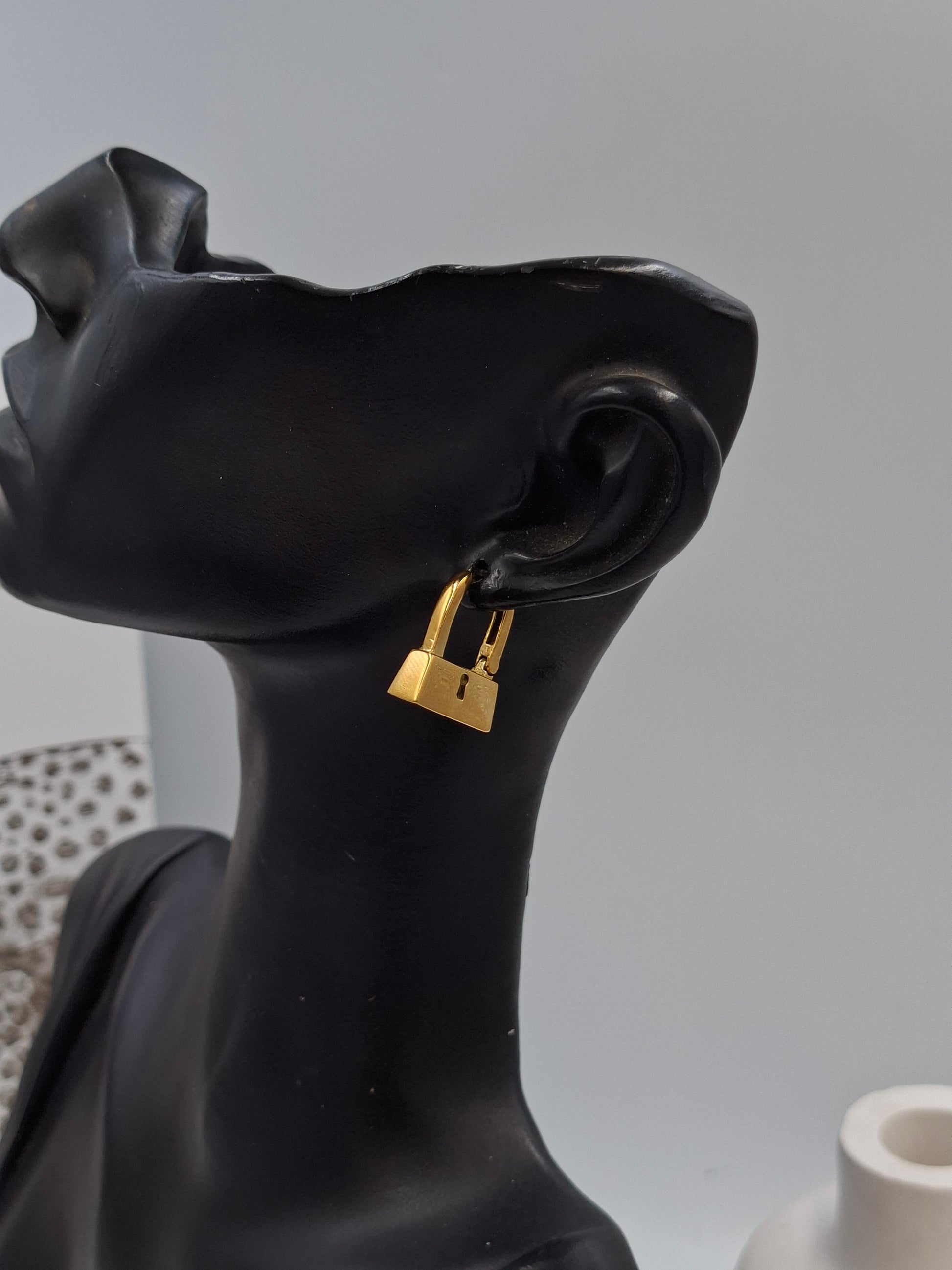 Shop Padlock Earring for Women at ElsaLagos in Nigeria