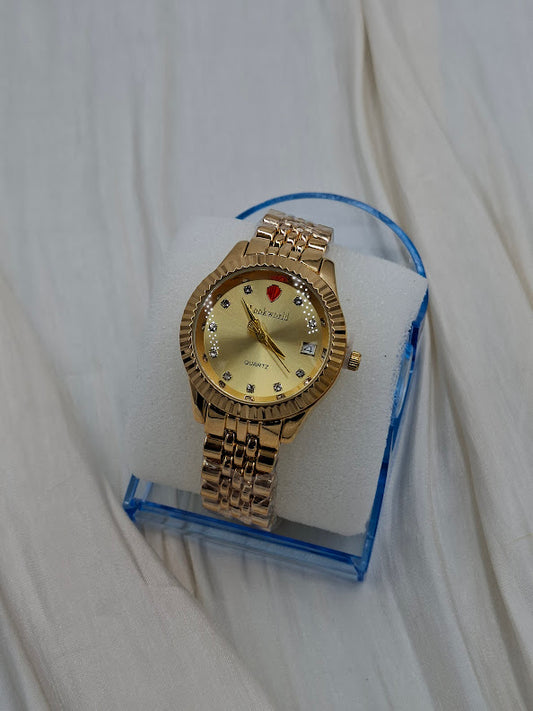 Shop Plain Gold Wristwatch for Women at ElsaLagos in Nigeria