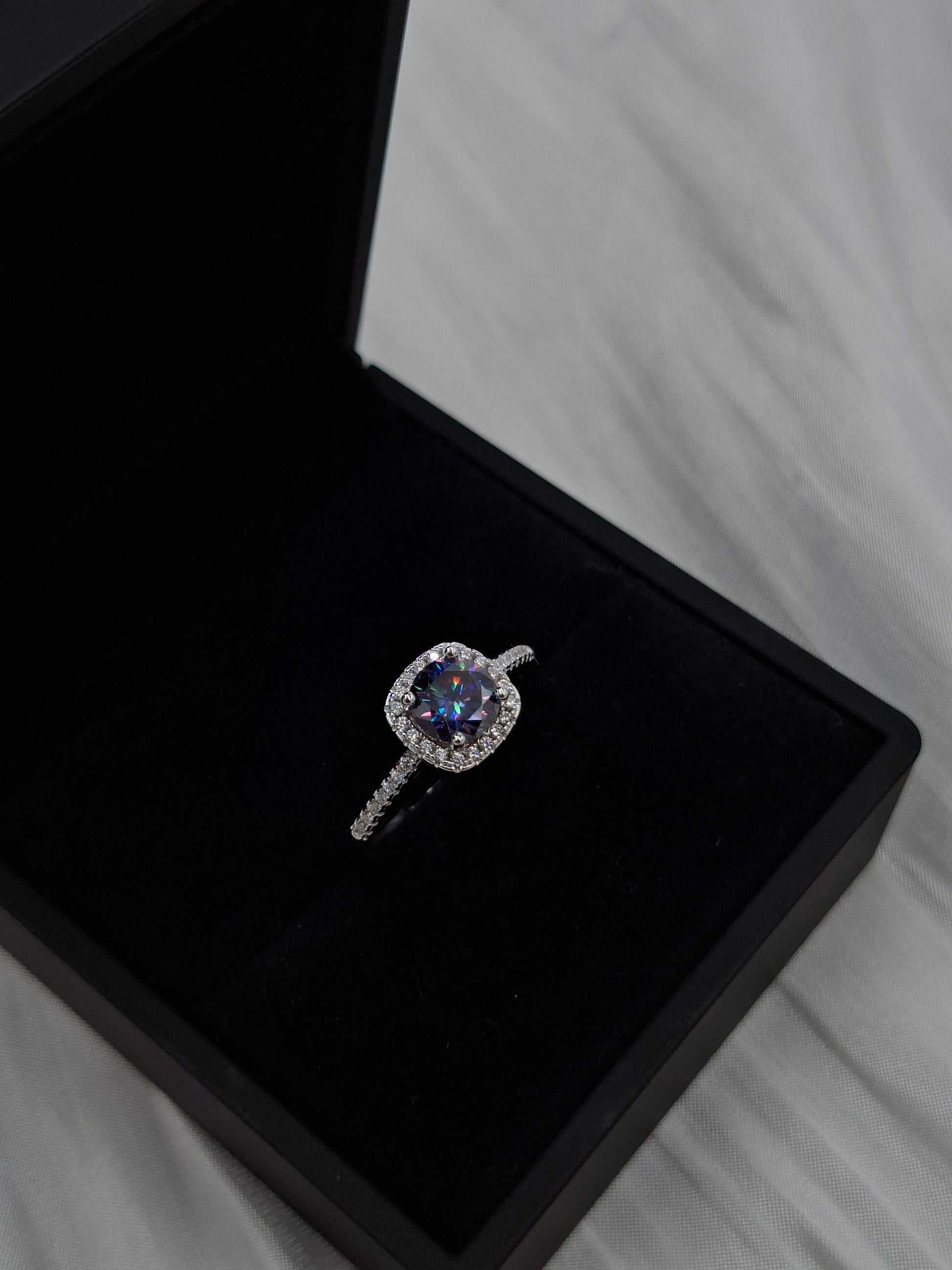 Shop Purple Moissanite Ring for Women at ElsaLagos in Nigeria