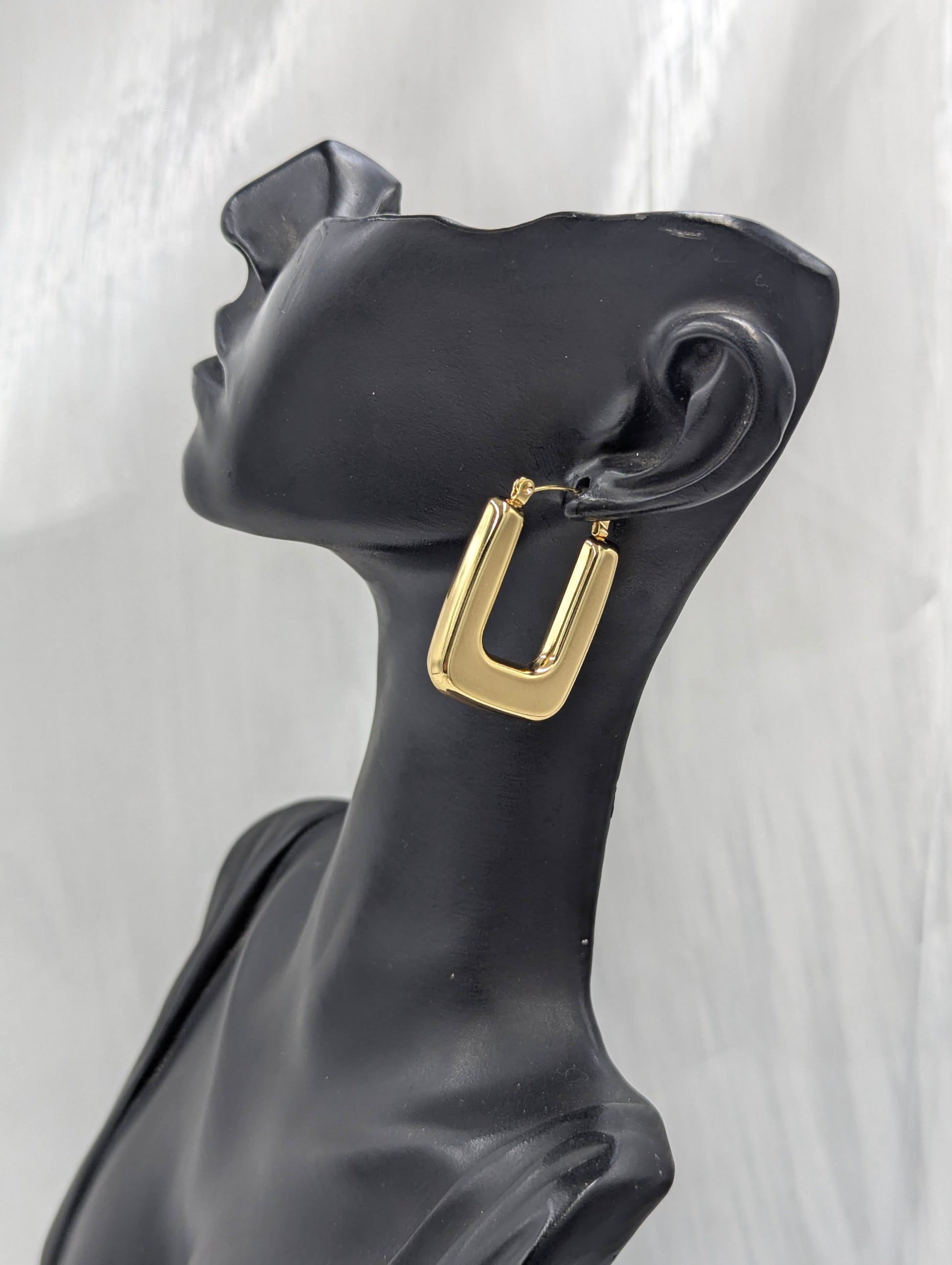 Shop Rectangle Hoop Earring for Women at ElsaLagos in Nigeria