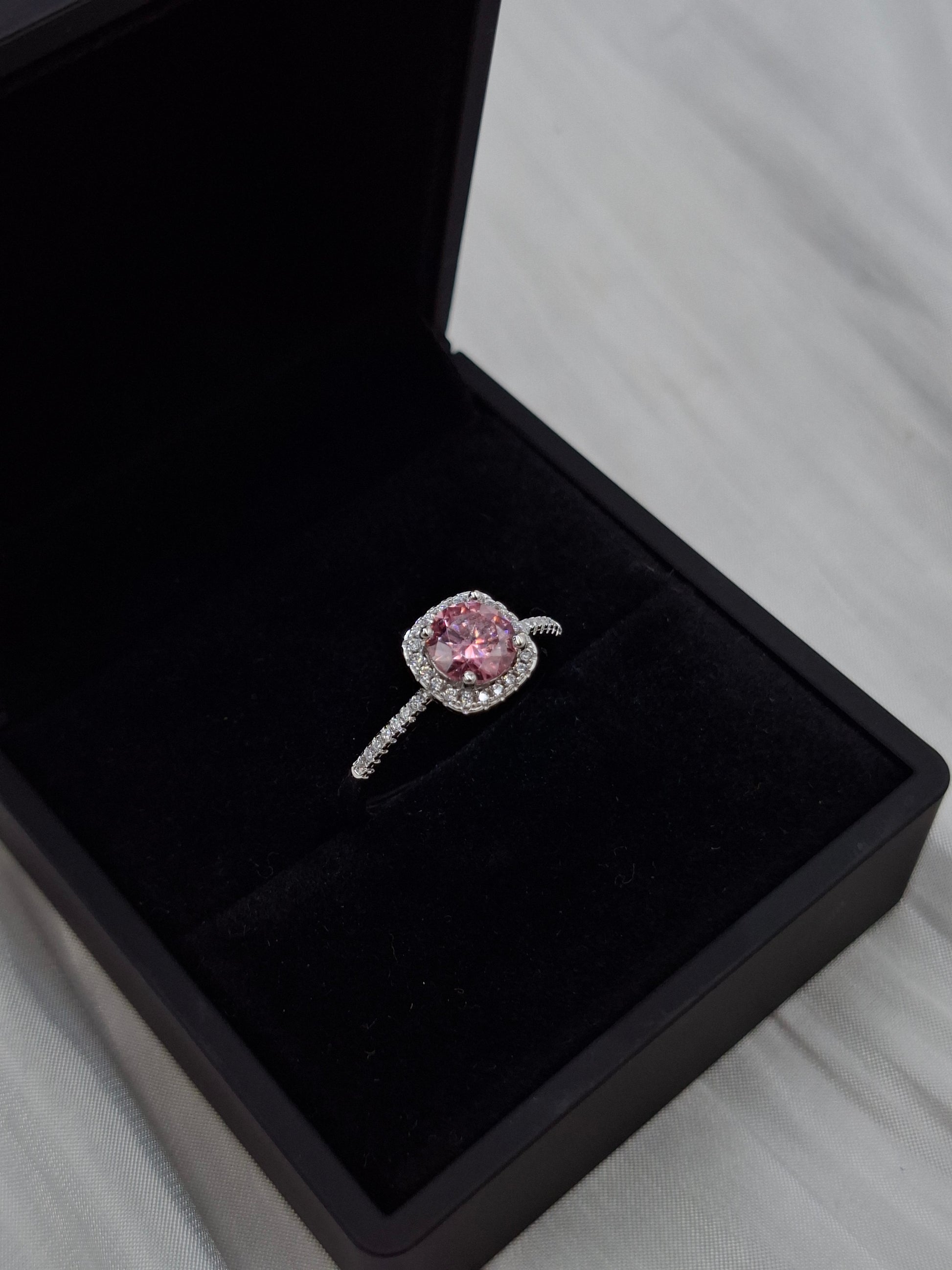 Shop Rose Zircon Ring for Women at ElsaLagos in Nigeria