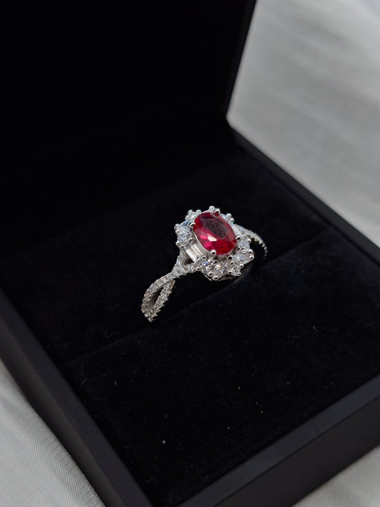 Shop Scarlet Zircon Engagement Ring for Women at ElsaLagos in Nigeria