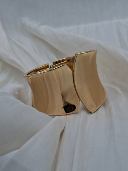 Shop Sculptural Gold Cuff Bracelet for Women at ElsaLagos in Nigeria