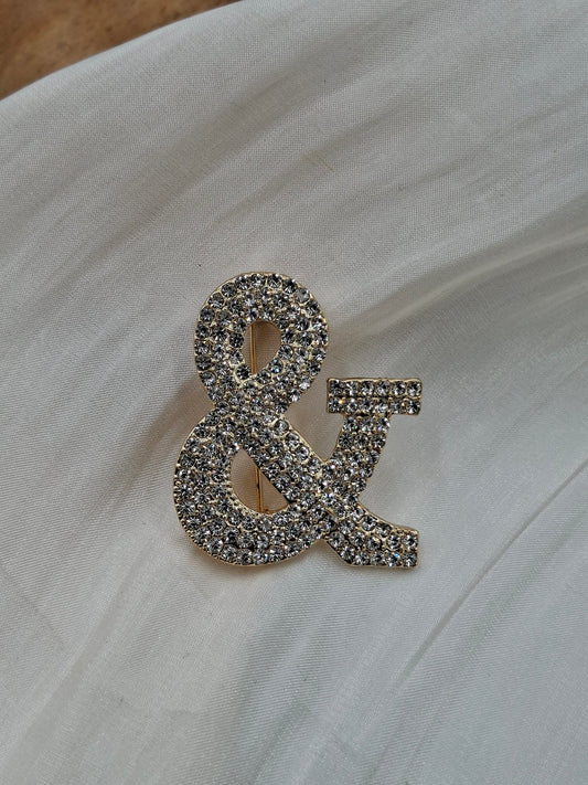 Buy Silver Crystal Brooch at Elsa Lagos in Nigeria