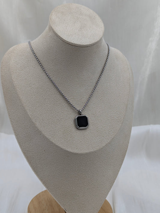 Shop Silver Dog Tag Necklace for Men at ElsaLagos in Nigeria
