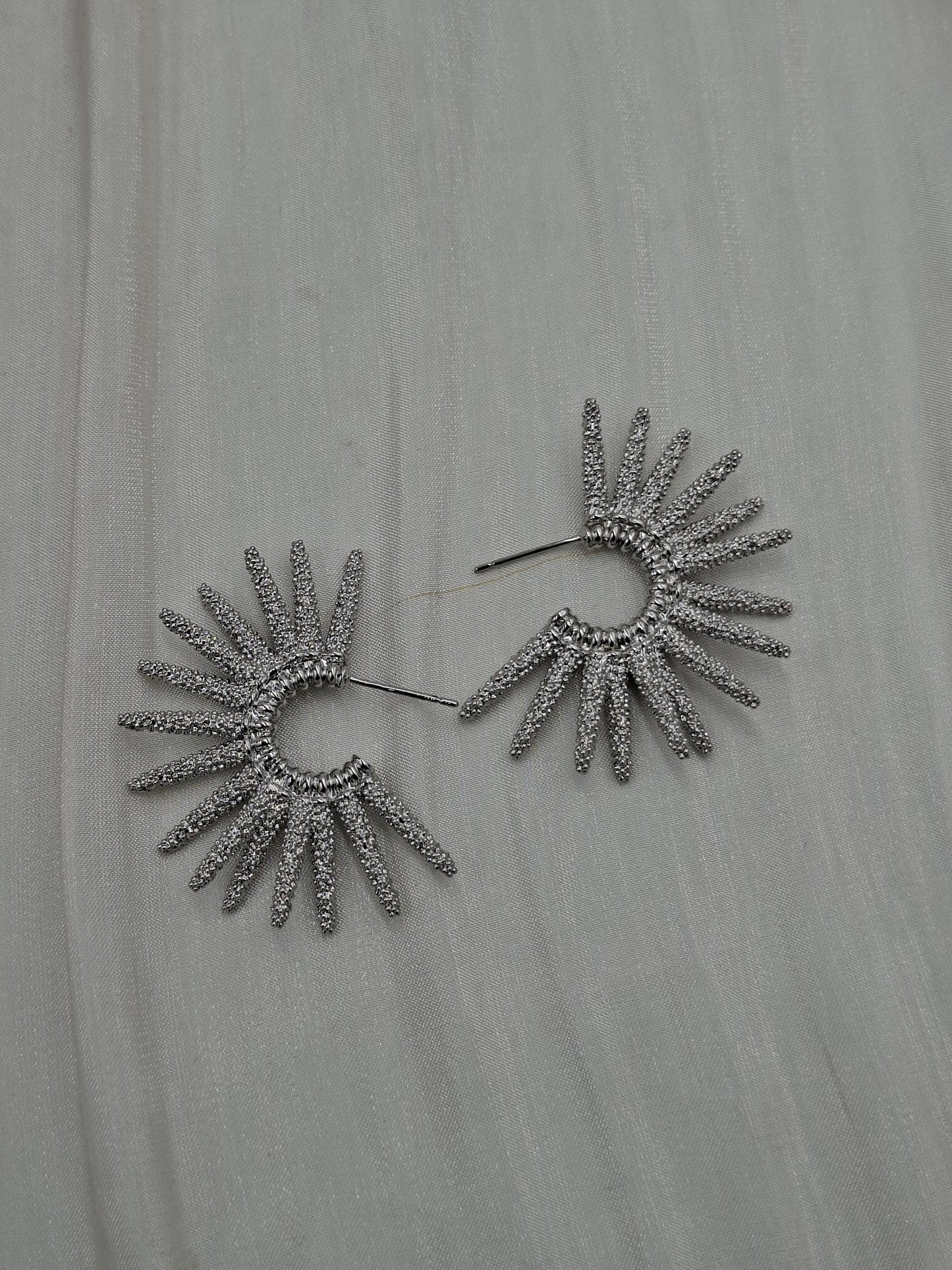 Shop Silver Spike Earring for Women at ElsaLagos in Nigeria